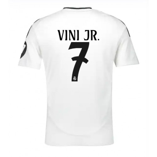 Dres Real Madrid Vinicius Junior #7 Domaci 2024-25 Kratak Rukav